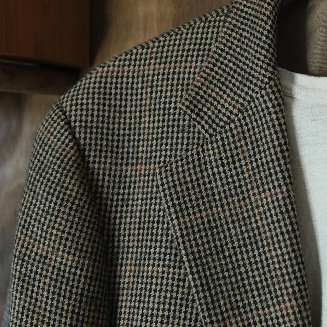 Men's Brown and Grey Coat - Image 4