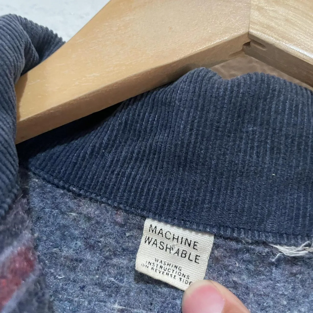 Big Smith Men's Navy and Blue Coat - Image 6