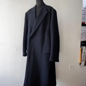 Zara Men's Navy and Black Coat