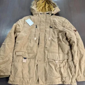 Men's Tan and Brown Coat