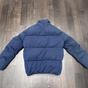 Zara Men's Navy and Blue Coat