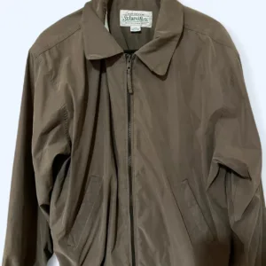 St. John's Bay Men's Brown and Khaki Coat