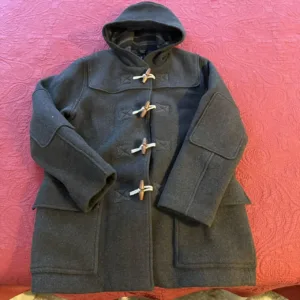 Gap Men's Grey and Black Coat