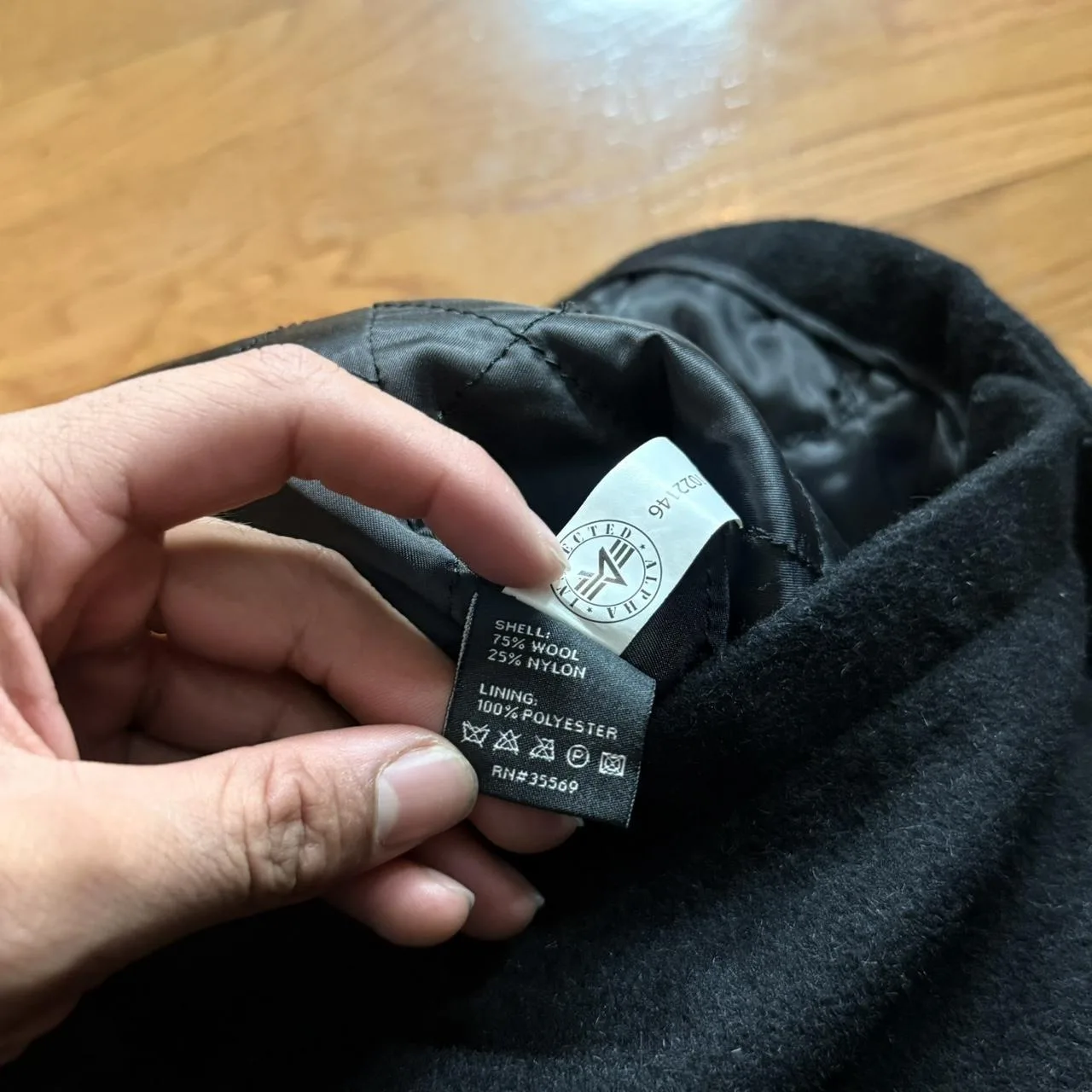 Alpha Industries Men's Black Coat - Image 8