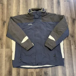 Columbia Sportswear Men's Navy and Blue Coat