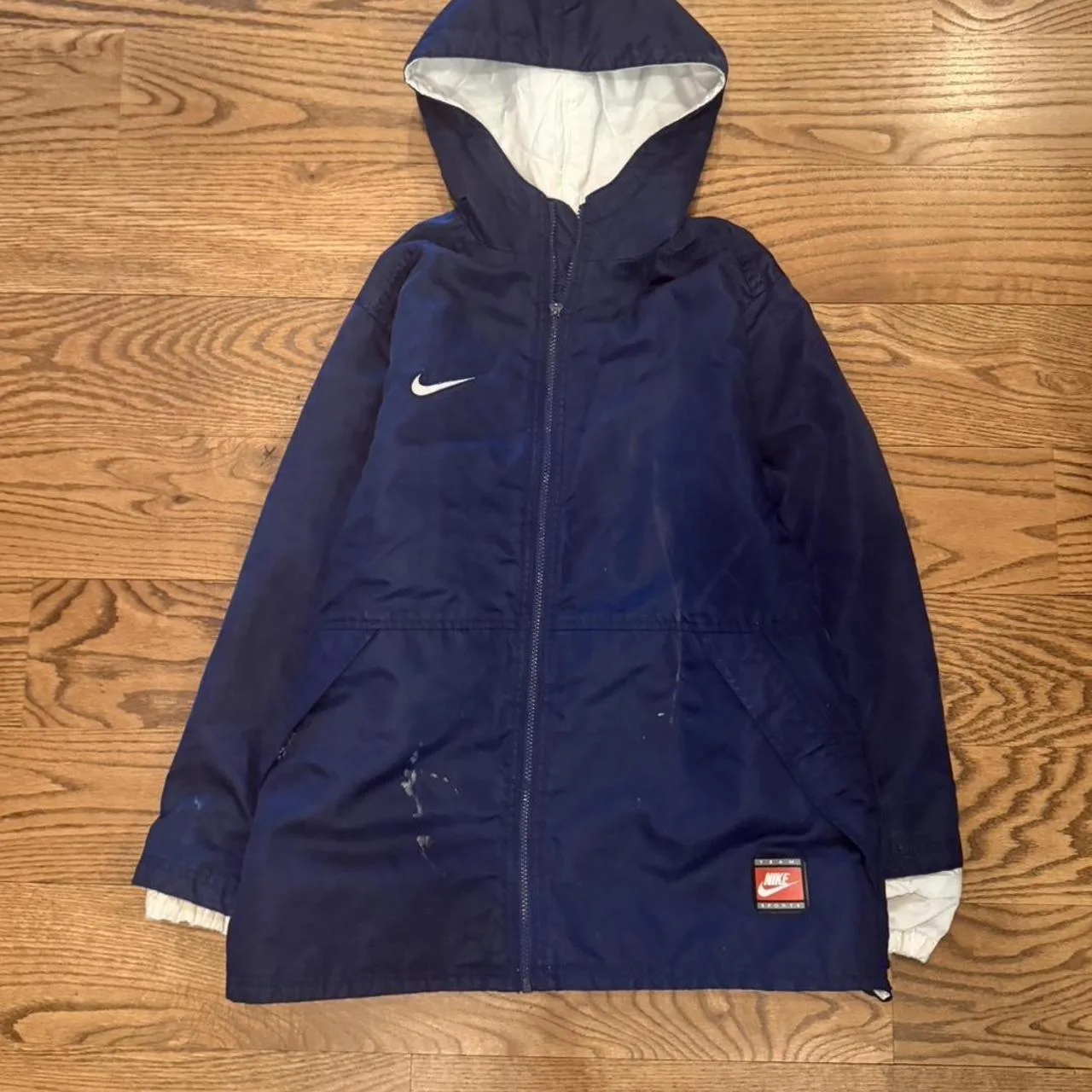 Nike Men's Navy and Blue Coat