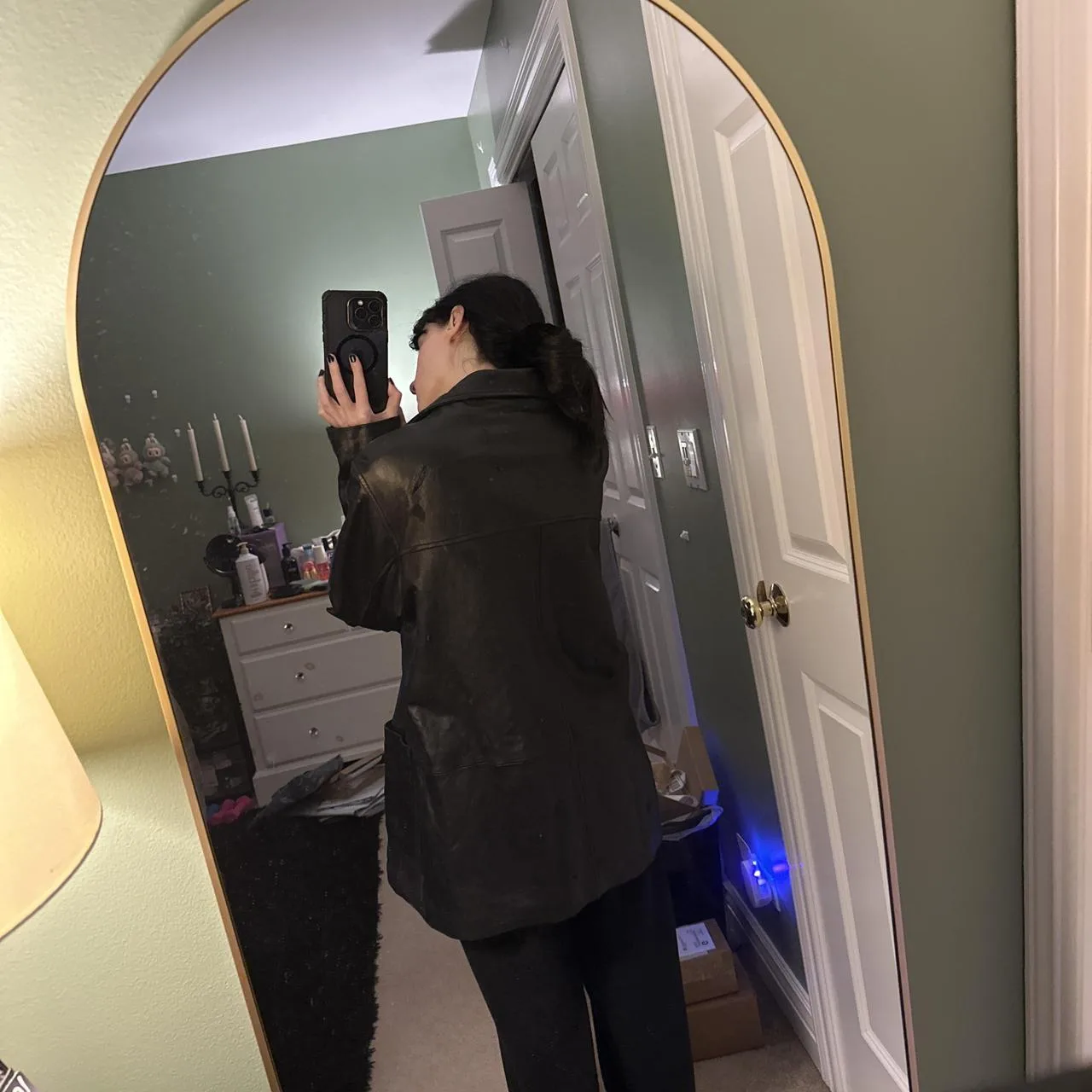 Men's Black Coat - Image 2