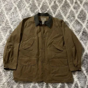 L.L.Bean Men's Brown and Khaki Coat