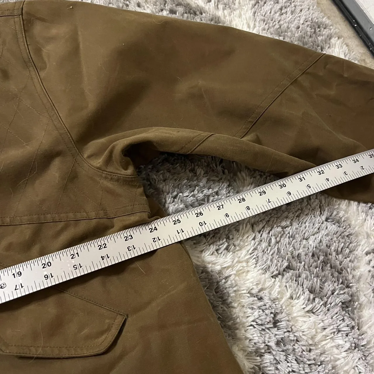 L.L.Bean Men's Brown and Khaki Coat - Image 6