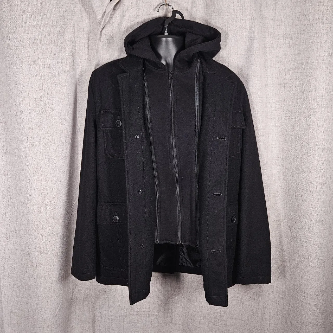 Guess Men's Black Coat - Image 2