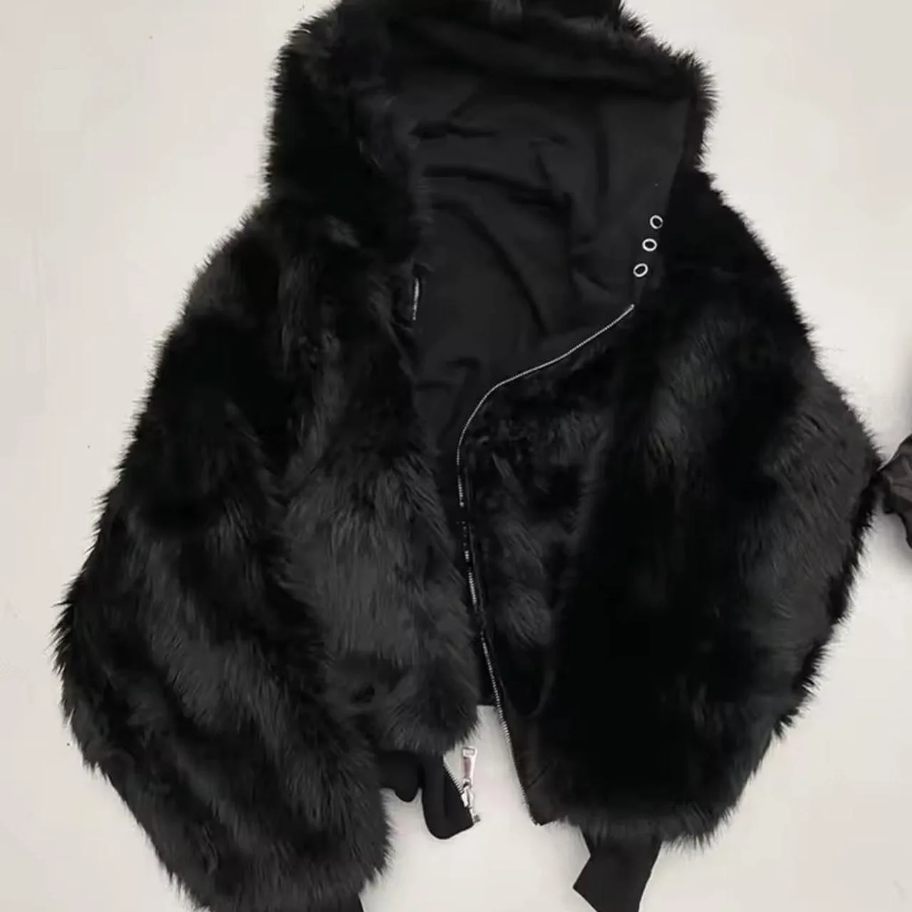 (+) People Men's Black Coat