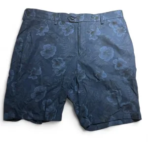 Joseph Abboud Men's Blue and Navy Shorts