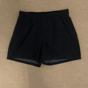 Lululemon Men's Black and Navy Shorts
