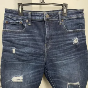 American Eagle Outfitters Men's Navy and Blue Shorts