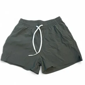 Men's Green and Grey Shorts
