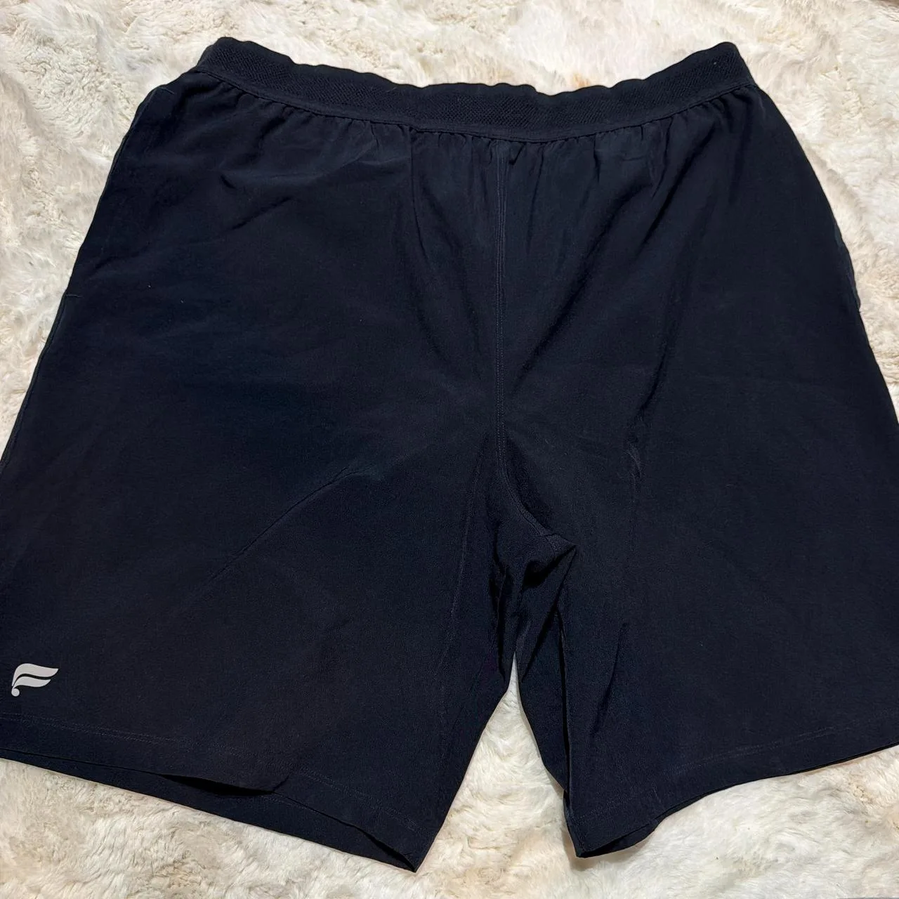 Fabletics Men's Black and Navy Shorts