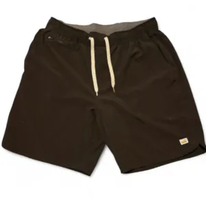 Vuori Men's Brown and Black Shorts